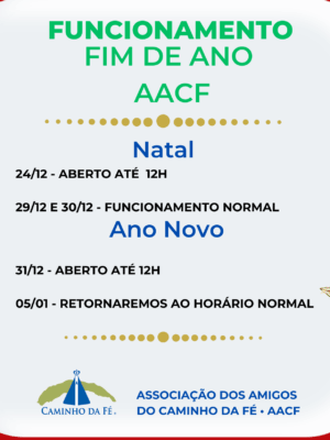 HORARIO ESPECIAL FIM DE ANO 2025